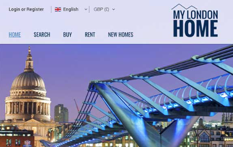Example website - my london home